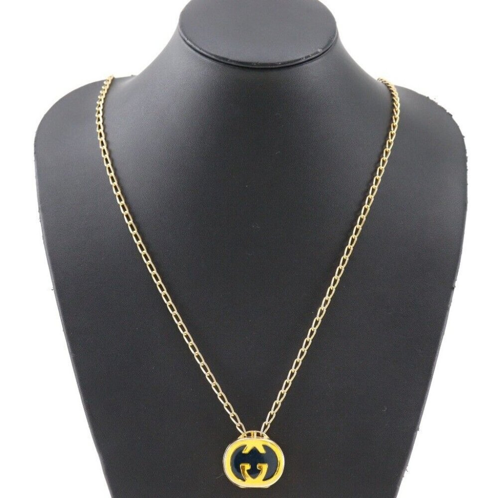 GUCCI rocket Necklace gold Plated Gold 33.5g Women - Picture 5 of 9